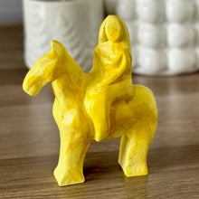 Load image into Gallery viewer, Marble Yellow Stone Godiva statue (No.12)