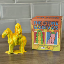 Load image into Gallery viewer, Drip Green/Yellow/Orange Stone Godiva statue (No.27)