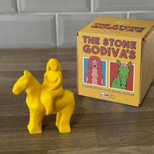 Load image into Gallery viewer, Solid Yellow Stone Godiva statue (No.4)