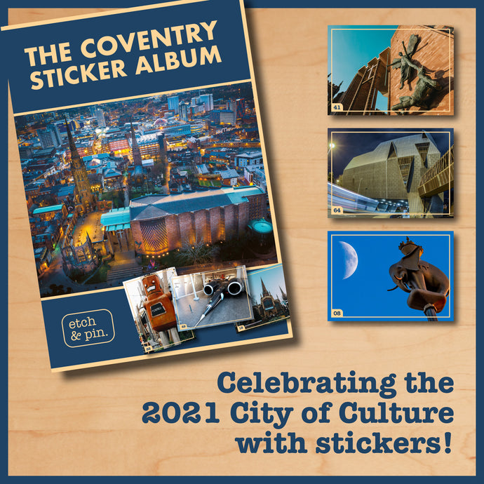 Celebrating the city with stickers in The Coventry Sticker Album