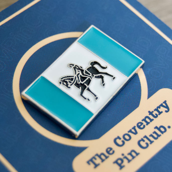 Our Coventry Flag badge on sale now!