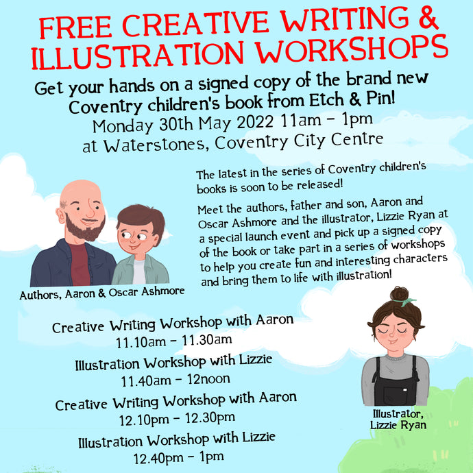 Free creative writing and illustration workshops