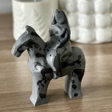 Load image into Gallery viewer, Marble Grey/Black Stone Godiva statue (No.11)
