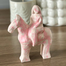 Load image into Gallery viewer, Marble Pink/White Stone Godiva statue (No.13)