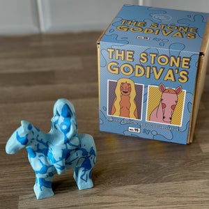 Marble Blue Stone Godiva statue (No.15)
