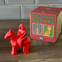 Load image into Gallery viewer, Solid Red Stone Godiva statue (No.2)