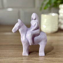 Load image into Gallery viewer, Lilac Mica Stone Godiva statue (No.63)