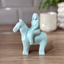 Load image into Gallery viewer, Sky Blue Mica Stone Godiva statue (No.62)