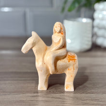 Load image into Gallery viewer, Peach/Orange Speckle Stone Godiva statue (No.96)