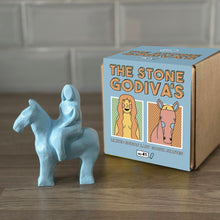 Load image into Gallery viewer, Pastel Sky Blue Stone Godiva statue (No.41)