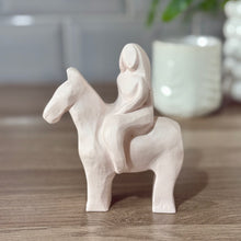 Load image into Gallery viewer, Pale Pink Mica Stone Godiva statue (No.64)