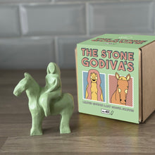 Load image into Gallery viewer, Pastel Mint Green Stone Godiva statue (No.43)