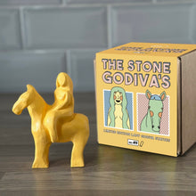 Load image into Gallery viewer, Pastel Gold Stone Godiva statue (No.49)