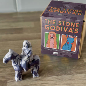 Marble Purple Stone Godiva statue (No.20)