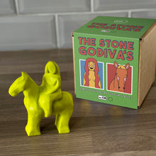 Load image into Gallery viewer, Solid Lime Green Stone Godiva statue (No.8)