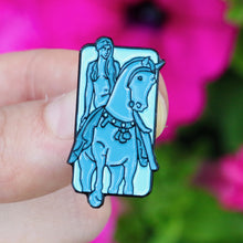 Load image into Gallery viewer, Etch and Pin Lady Godiva Coventry pin badge