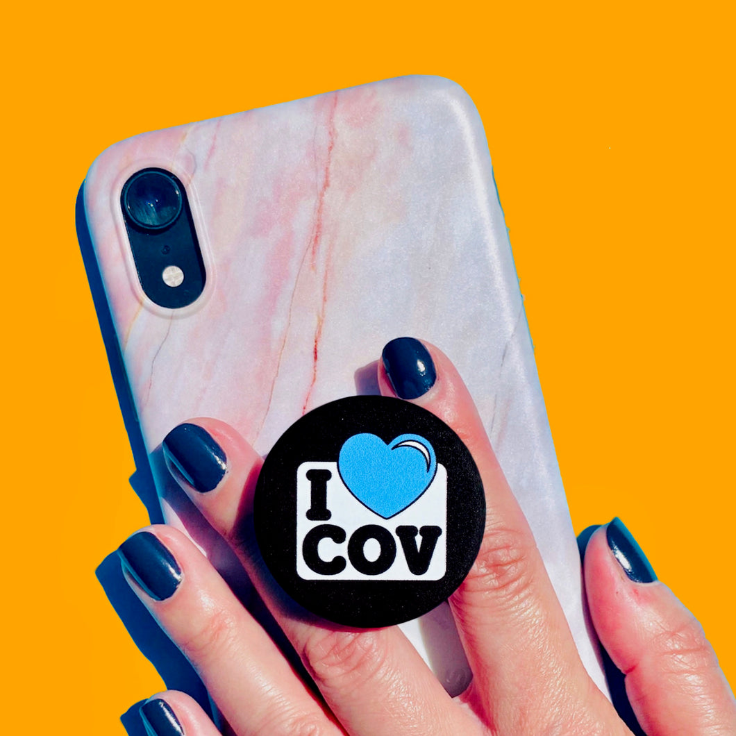 I LOVE COV CovGrip phone holder