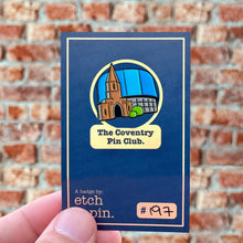 Load image into Gallery viewer, Christchurch Spire/Wave pin badge
