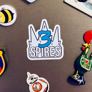 Three Spires magnet